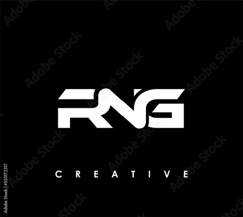 RNG Letter Initial Logo Design Template Vector Illustration