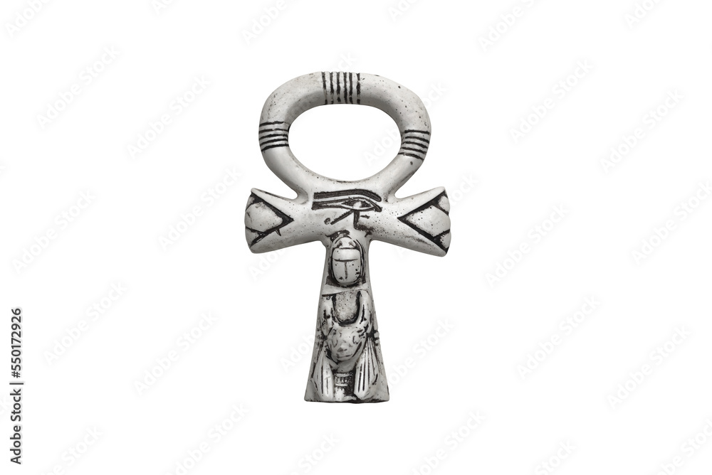 Ankh Souvenir, key of life, ancient Egyptian hieroglyphic symbol Stock