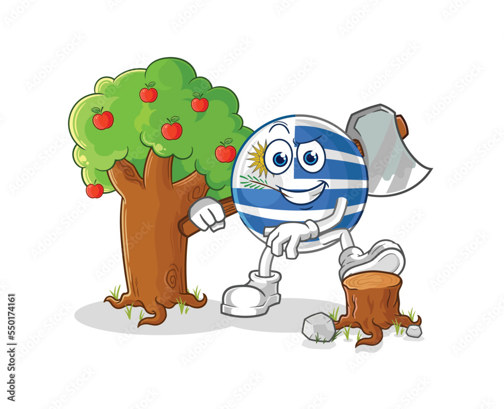 uruguay Carpenter illustration. character vector uruguay Carpenter illustration. character vector