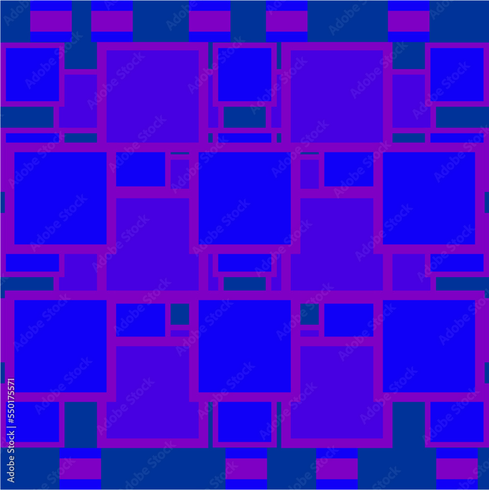 Abstract Blue Cube Small Square Pattern Background Abstract Blue Cube Small Square Pattern Background