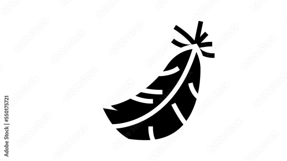 failing feather soft fluffy glyph icon animation failing feather soft fluffy glyph icon animation