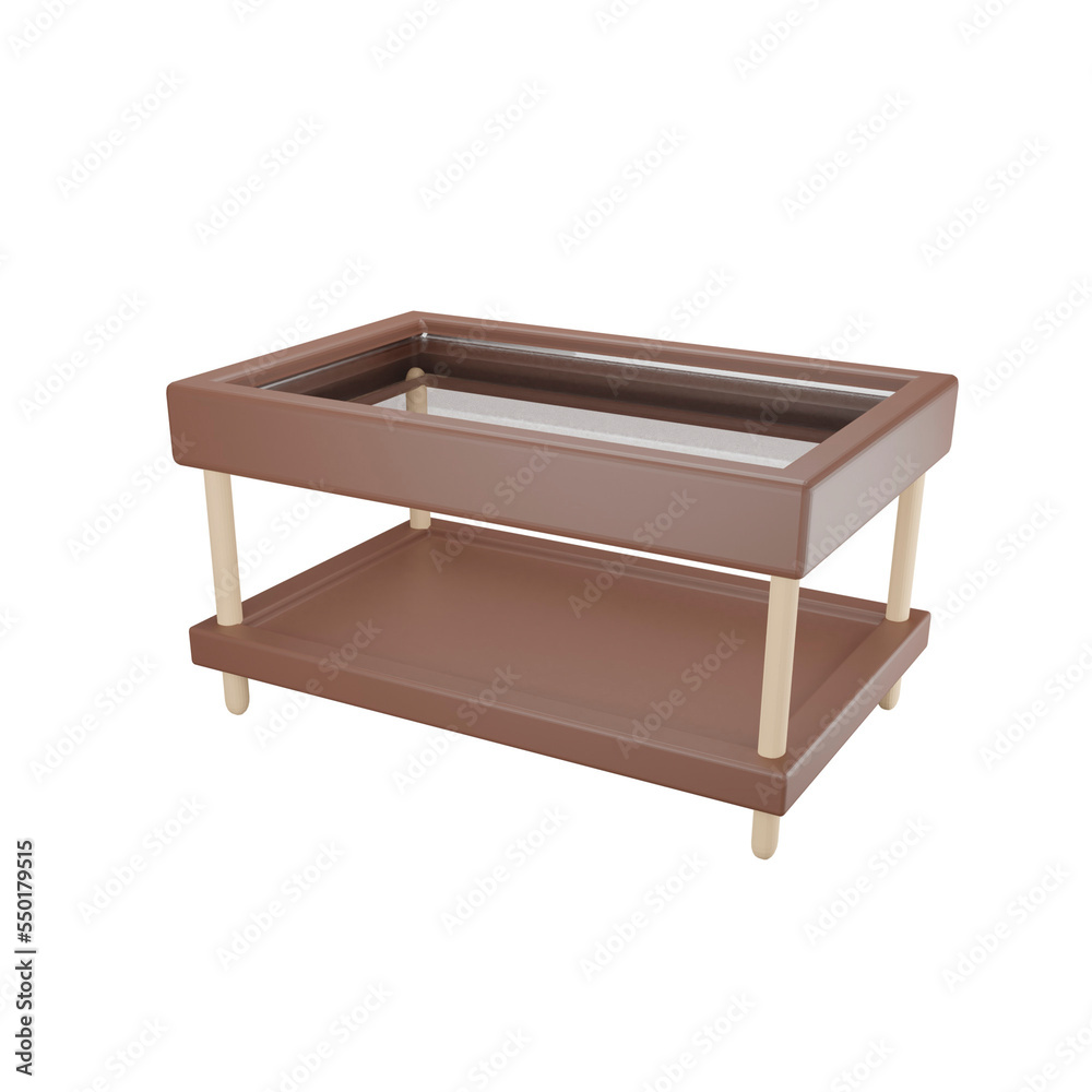 Cafe Table 3D Icon Cafe Table 3D Icon