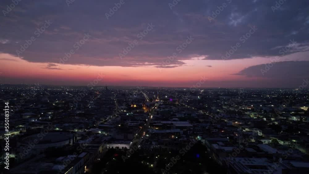 sunrise in the downtown city sunrise in the downtown city
