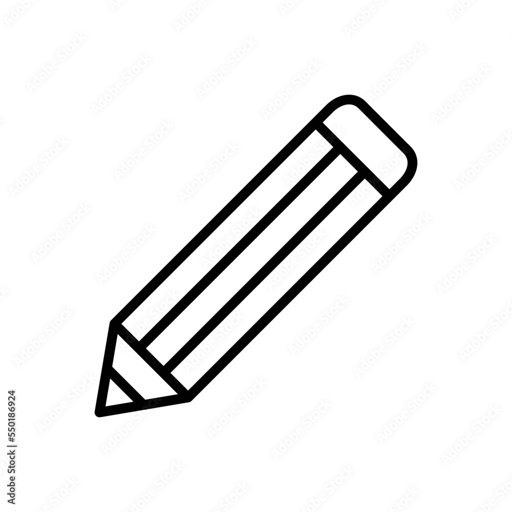 Pencil vector icon symbol design Pencil vector icon symbol design