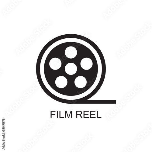 film reel icon , video icon vector
