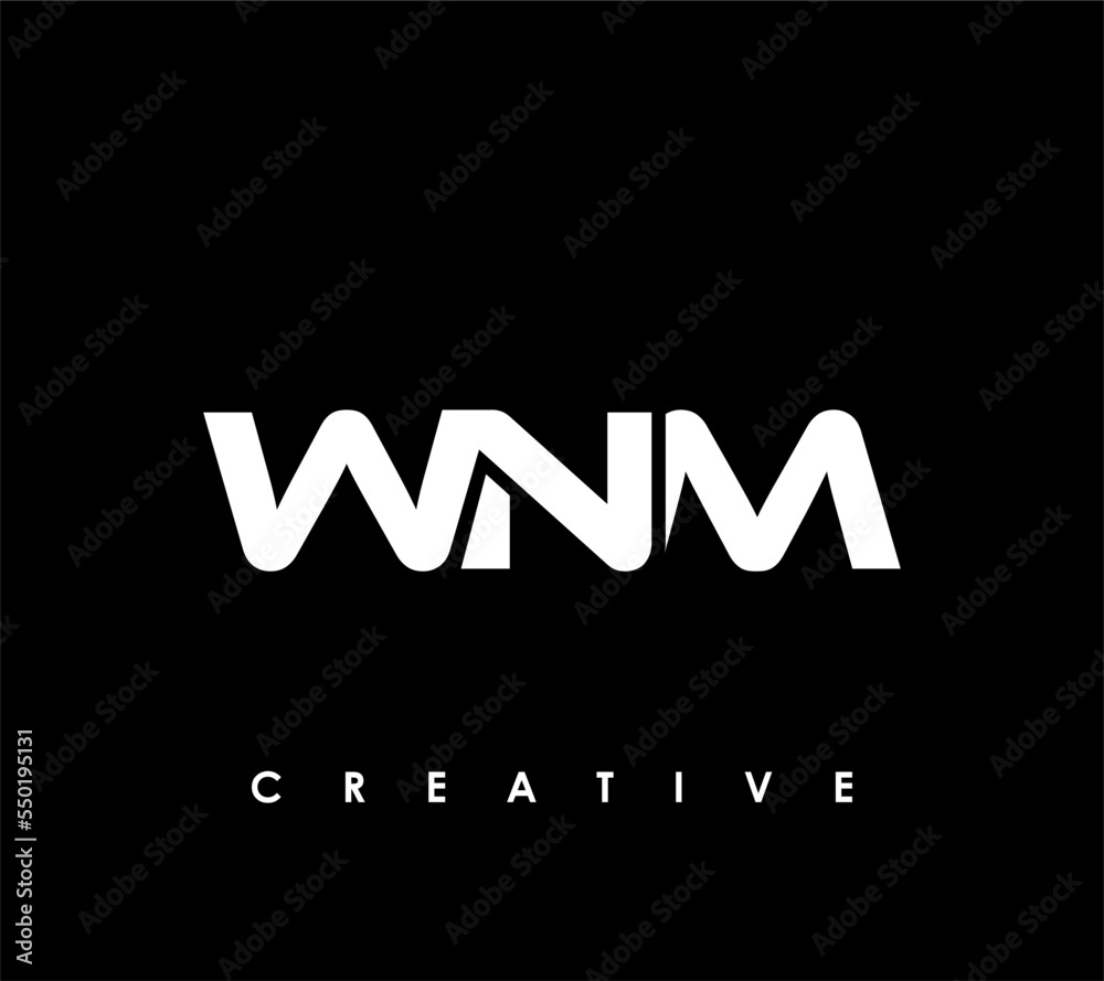 WNM Letter Initial Logo Design Template Vector Illustration WNM Letter Initial Logo Design Template Vector Illustration