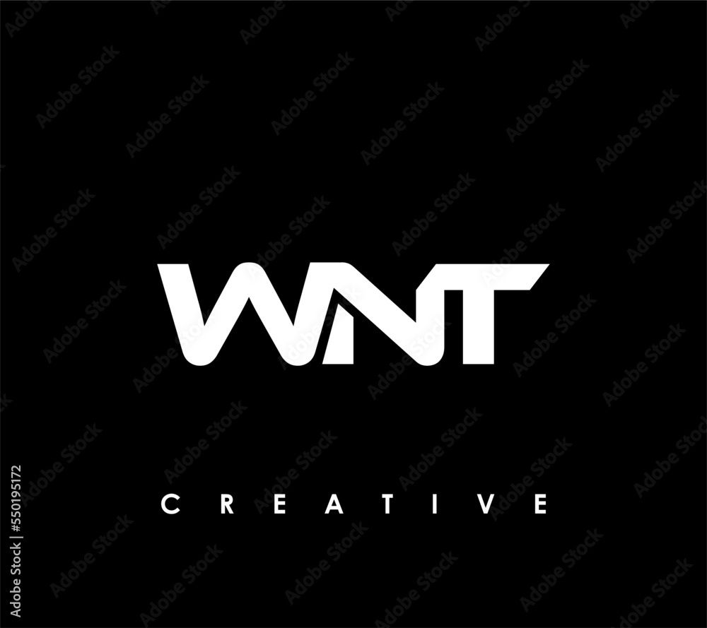 WNT Letter Initial Logo Design Template Vector Illustration WNT Letter Initial Logo Design Template Vector Illustration