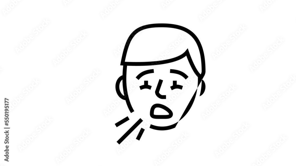 weight loss mesothelioma line icon animation weight loss mesothelioma line icon animation