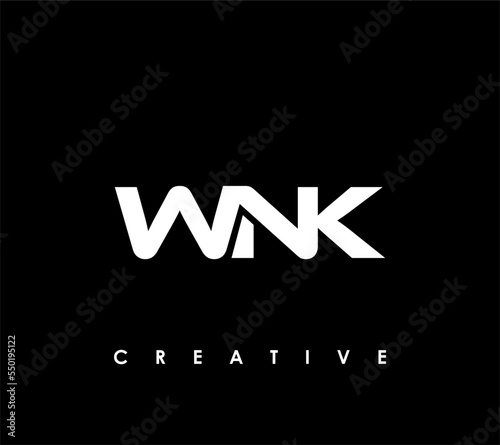 WNK Letter Initial Logo Design Template Vector Illustration photo