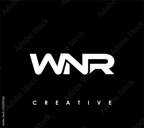 WNR Letter Initial Logo Design Template Vector Illustration photo