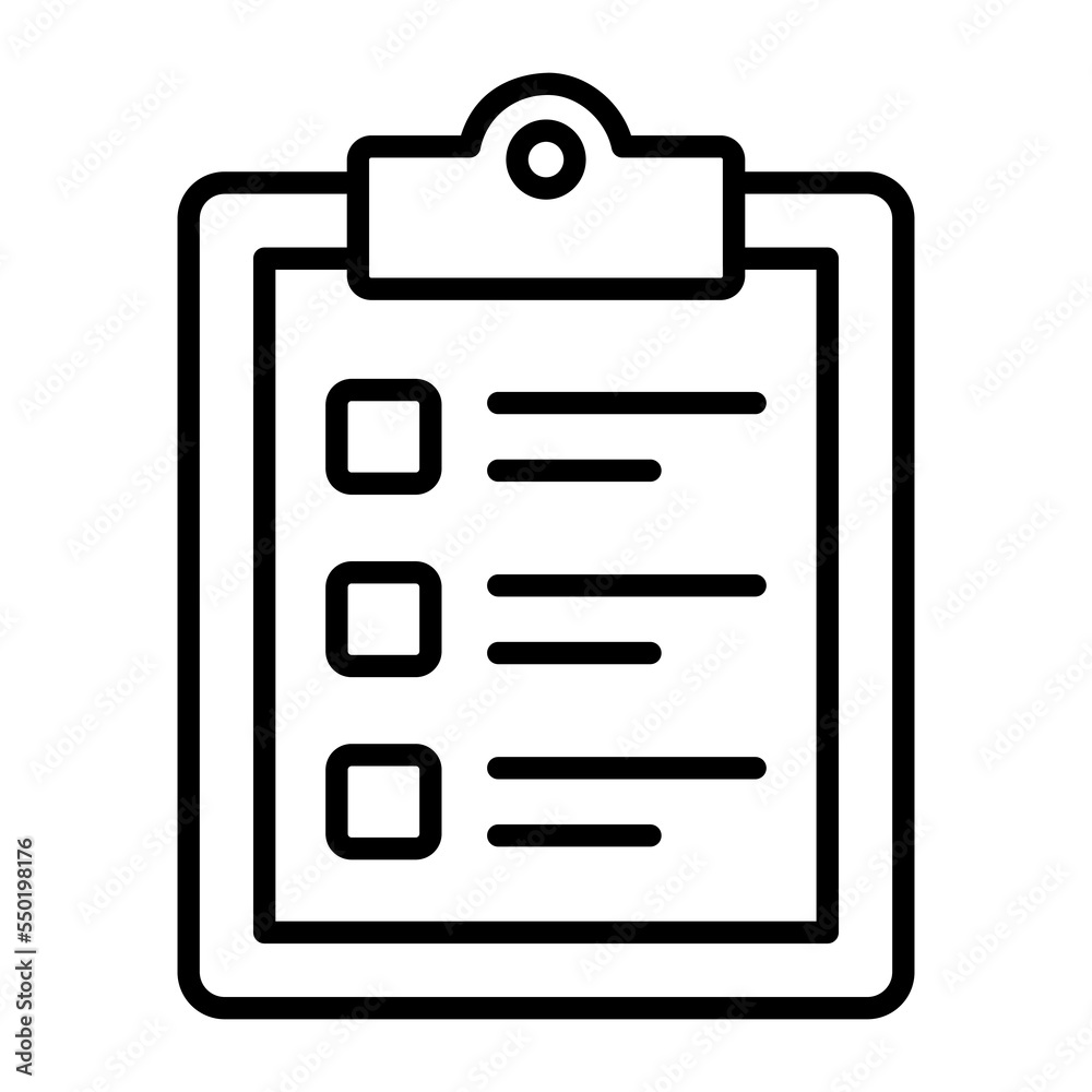Checklist vector icon in trendy style easy to use Checklist vector icon in trendy style easy to use
