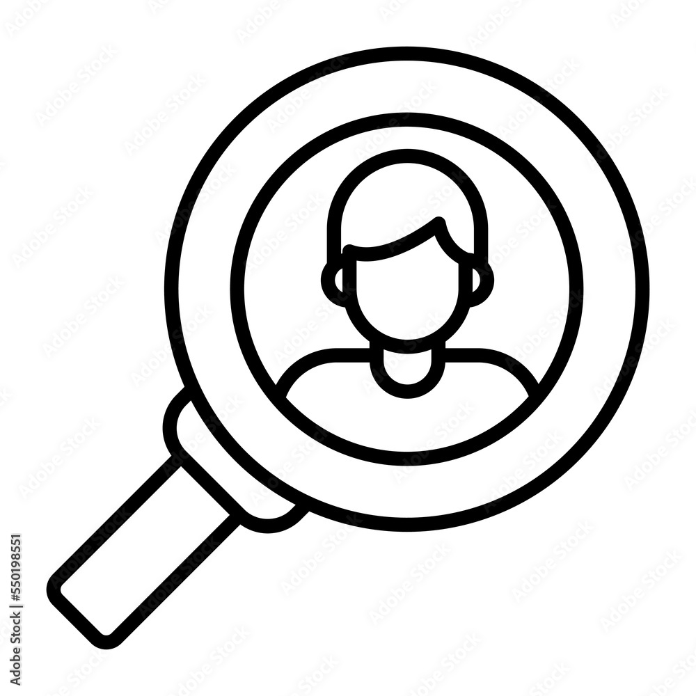 Recruitment vector icon in trendy design style Recruitment vector icon in trendy design style