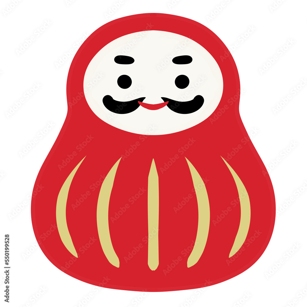だるま/お正月イラスト素材 ilustração do Stock | Adobe Stock