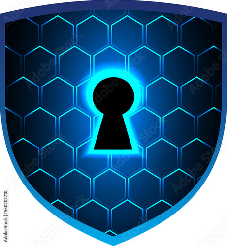 Closed Padlock on digital cyber security