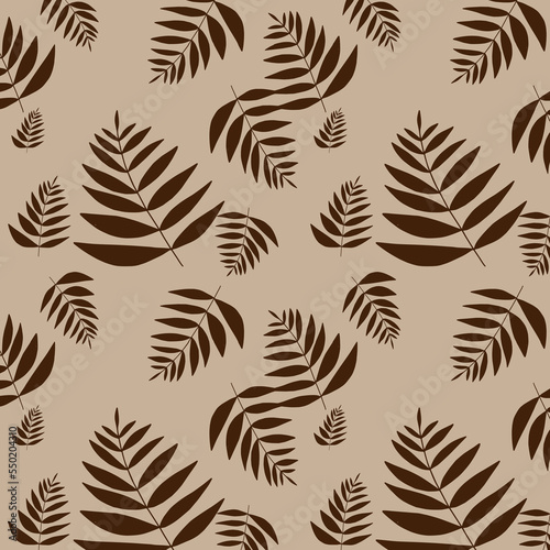 Modern Leaf Tree Textile Wallpaper Pattern Fashioned 