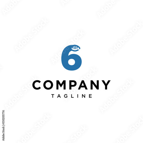 6 Number DNA Genetic Vector logo icon vector Template Free Download 6 Number DNA Genetic Vector logo icon vector Template - GFXLoad