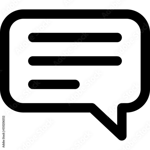 chat line icon