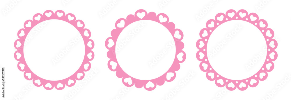 Round shape frame outlet