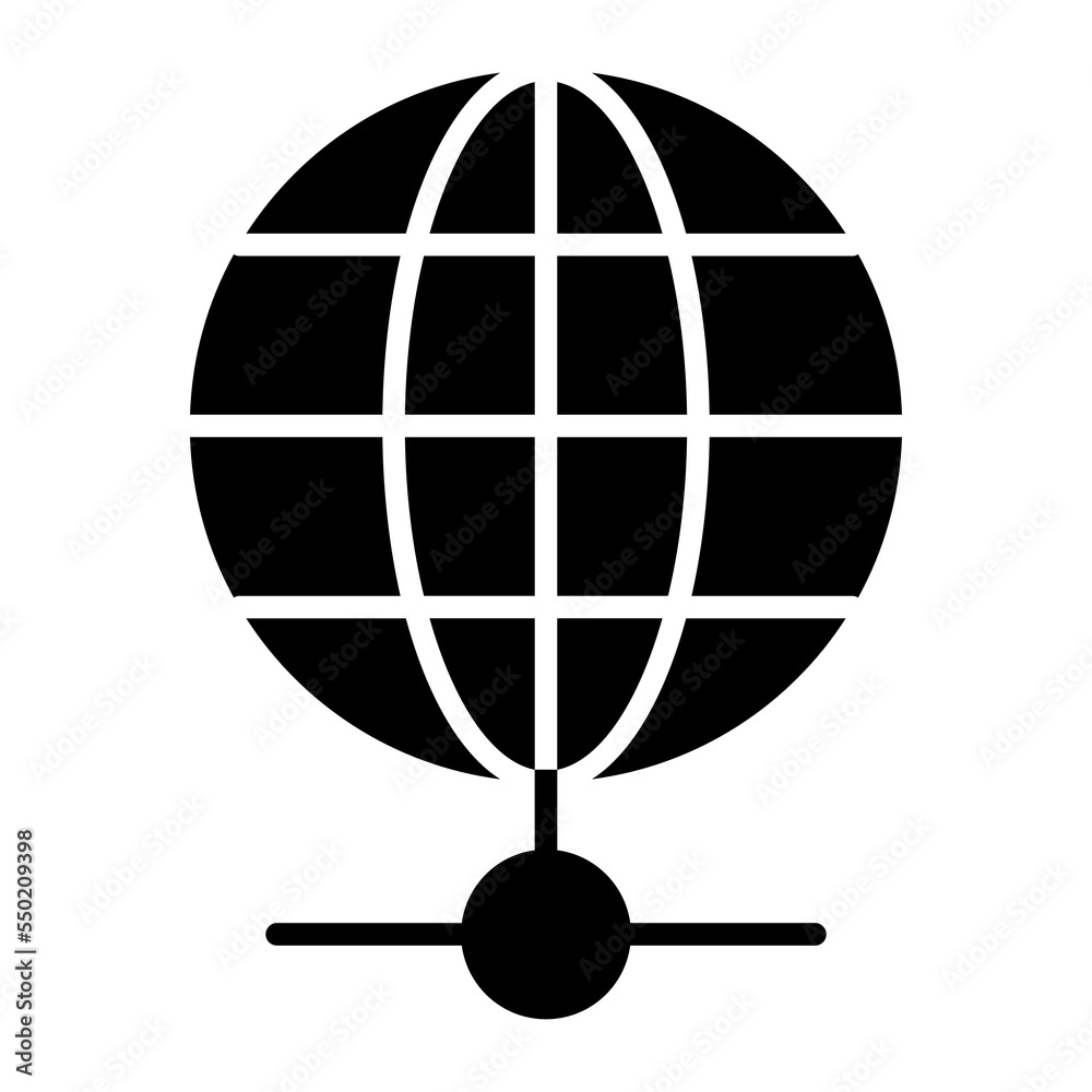 An icon design of global network, easy to use vector An icon design of global network, easy to use vector