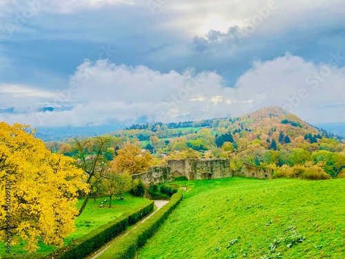 Landscape in Haute-Savoie, France