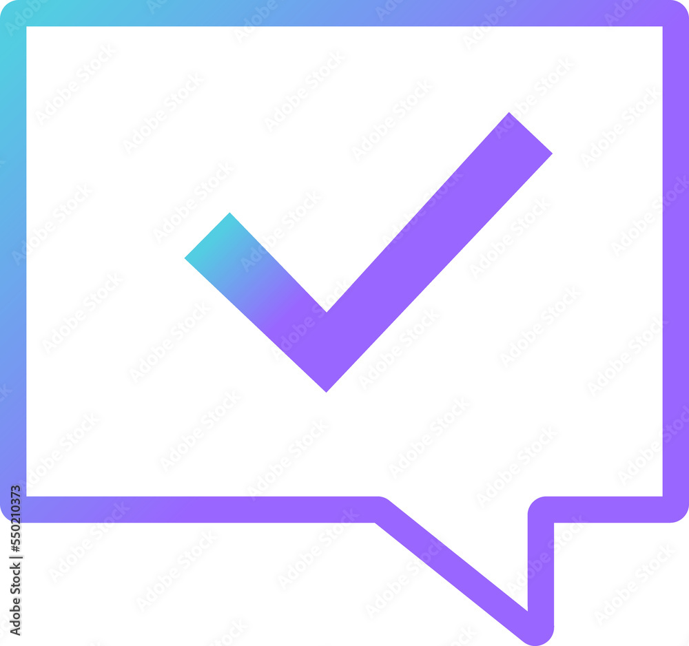 check chat modern gradient icon check chat modern gradient icon