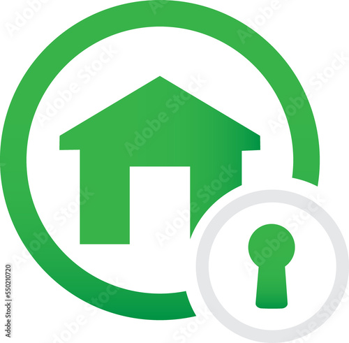 lock home icon