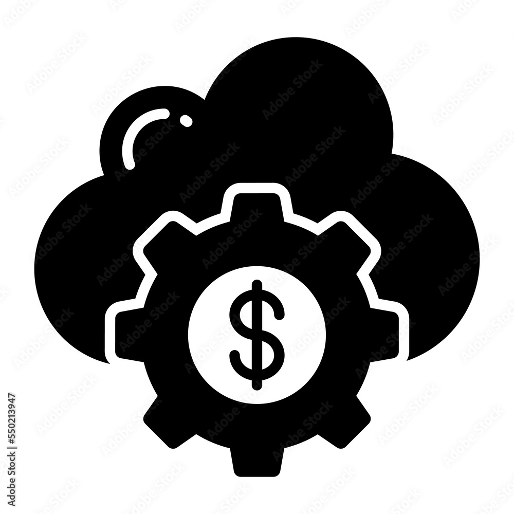 Online money vector icon isolated on white background Online money vector icon isolated on white background