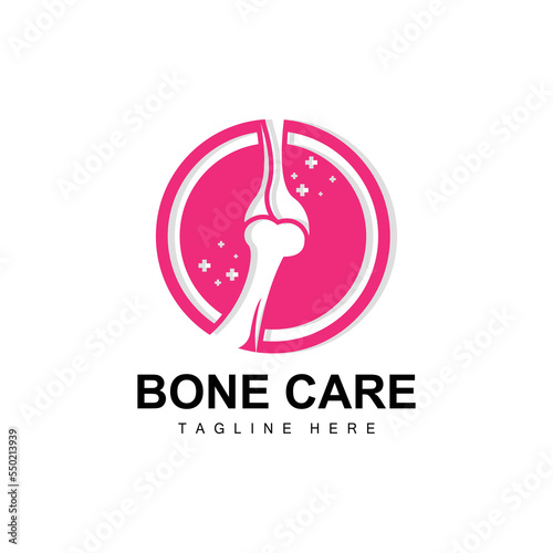 Bone Care Logo, Body Health Vector, Design For Bone Health, Pharmacy, Hospital, Health Product Brand