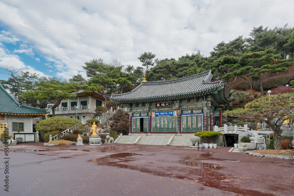 Heungryunsa Temple located in Songdo, South Korea