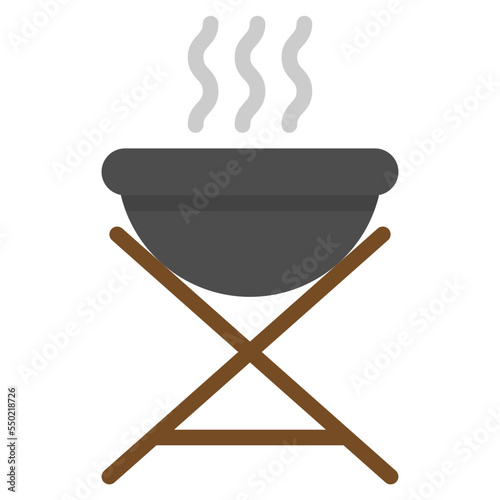 bbq flat icon