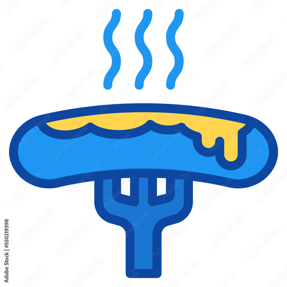 sausage two tone icon sausage two tone icon