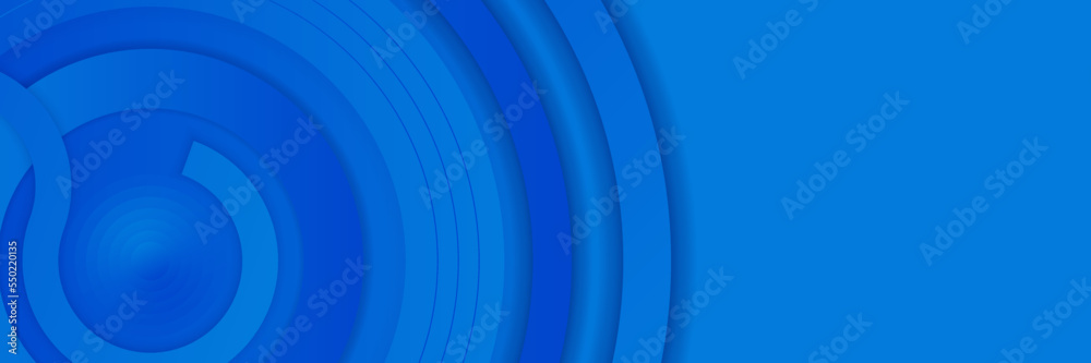 Fototapeta premium Abstract blue background. Clean and simple pattern for business template. 3d illustration.