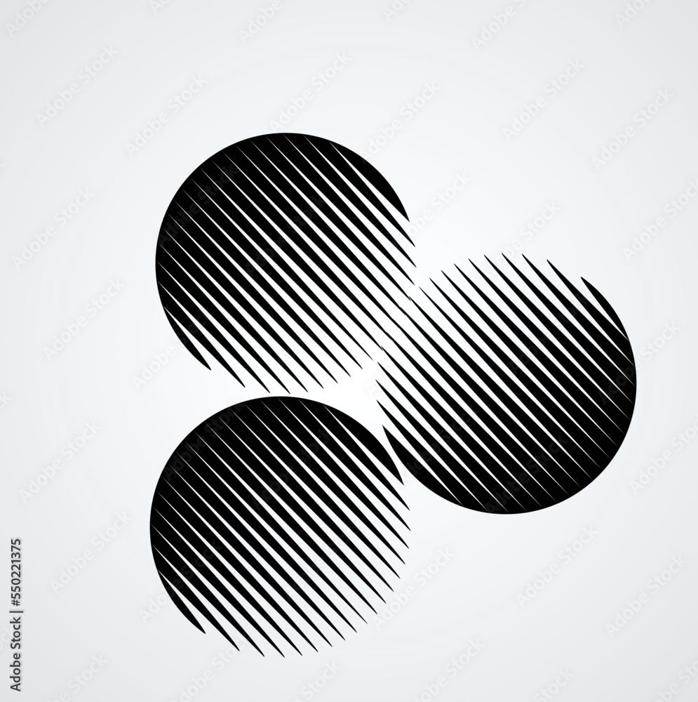 Abstract Hipster Lines Background . Vector Design .