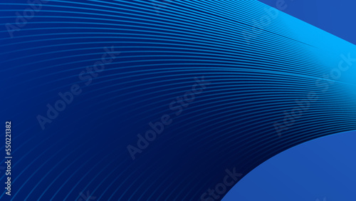 Liquid color background design. Blue elements with fluid gradient. Dynamic shapes composition. Vector illustration