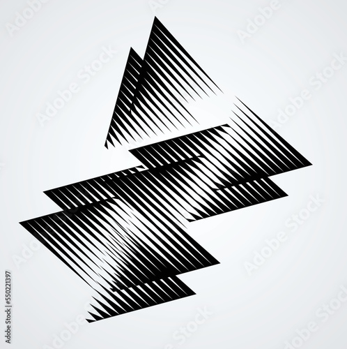 Abstract Hipster Lines Background . Vector Design .
