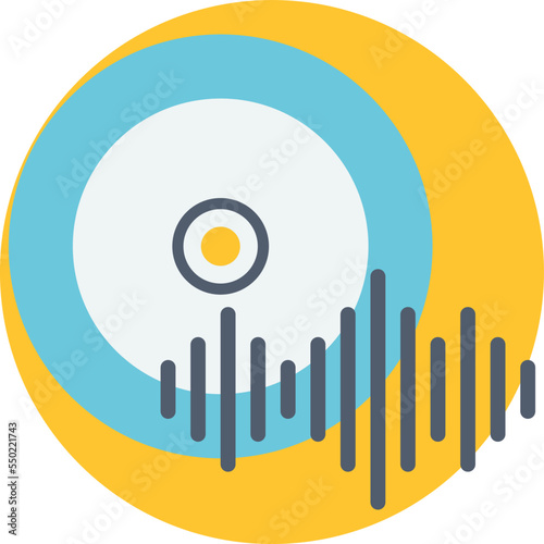 Music player Vector Icon
