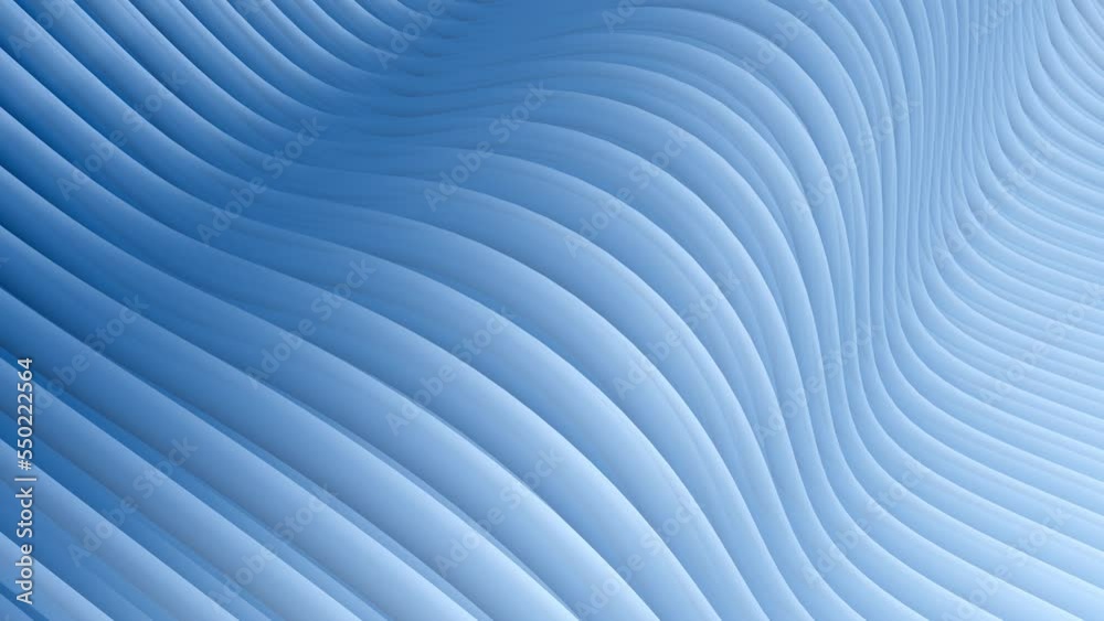 This stock motion graphic  video of 4K Soft Wave Background   with gentle overlapping curves on seamless loops.