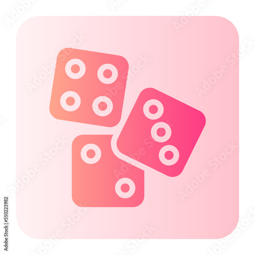 dice gradient icon