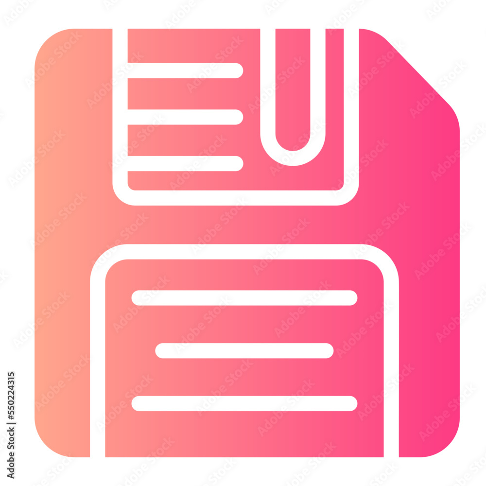 floppy disk gradient icon floppy disk gradient icon