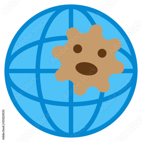 epidemic flat icon