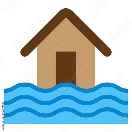 flood  flat icon