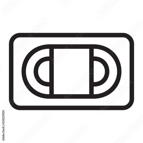 videotape line icon