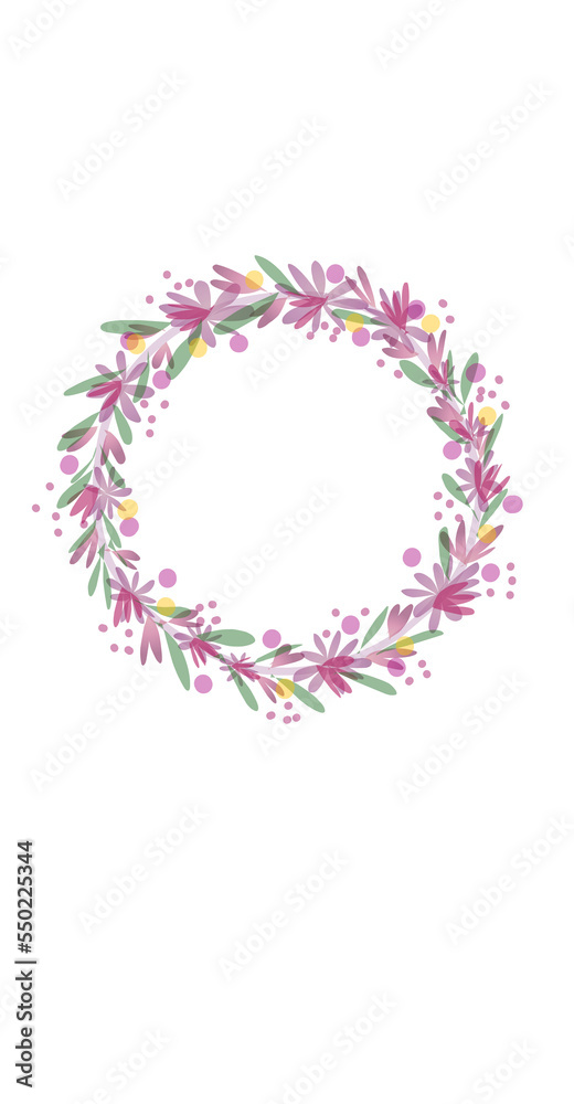 christmas wreath Wedding Christmas pink and yellow flowers decorate