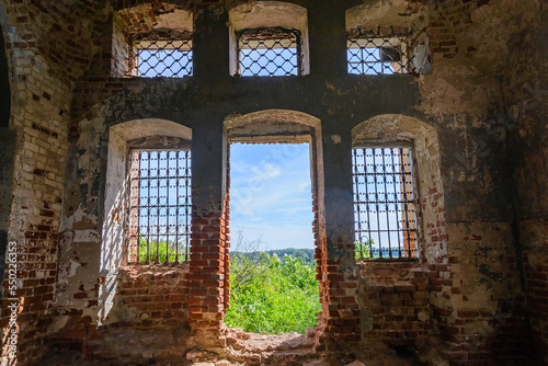 interior of an abandoned orthodox church