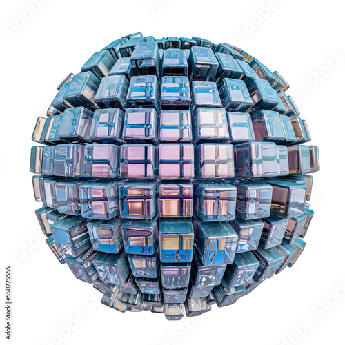 globe in glass sphere
