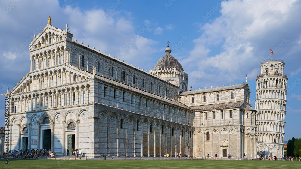 Pisa cathedral and the leaning tower