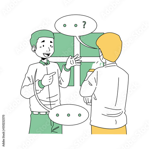 Illustration graphic of Live Directing. Perfect for banner, social media, etc.