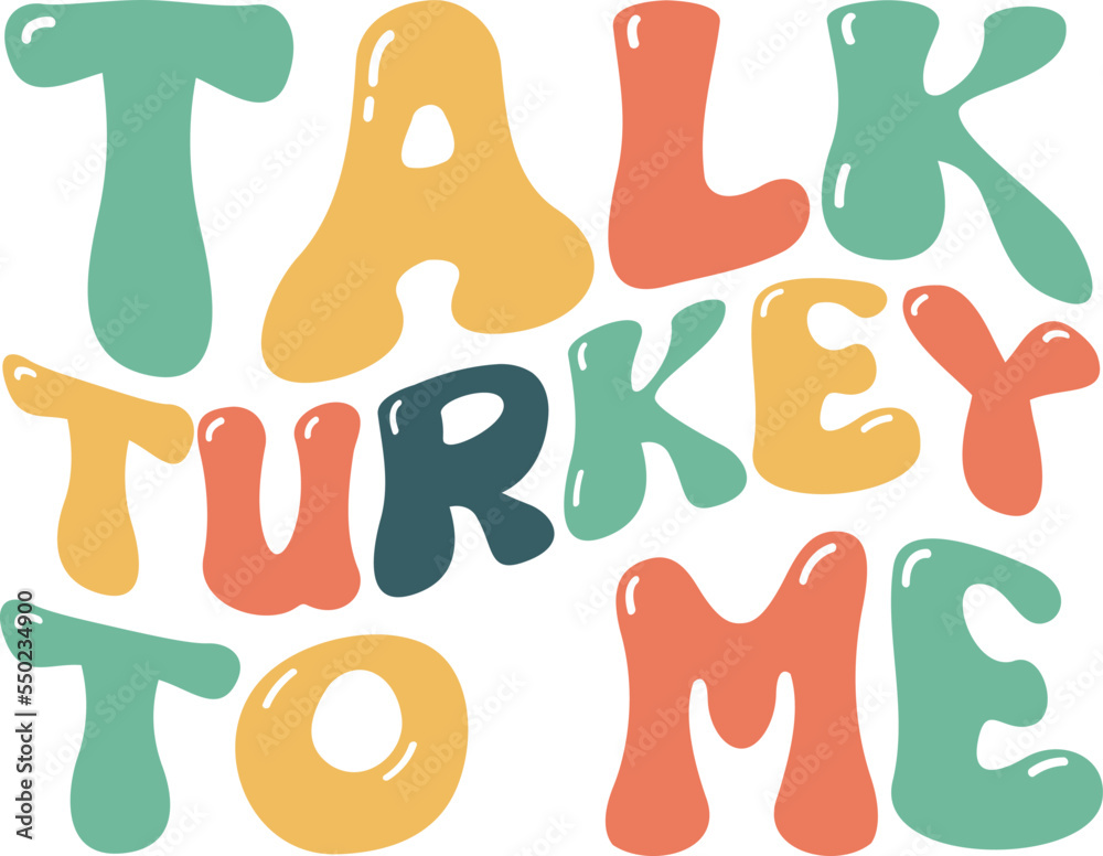 talk turkey to me retro svg