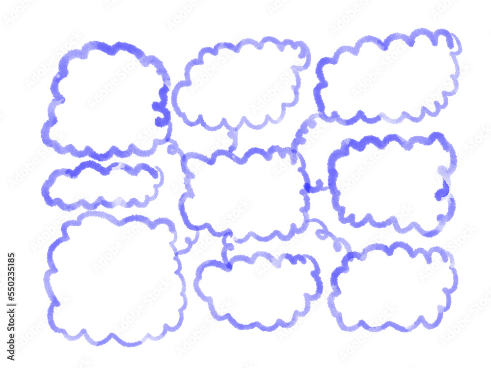 Mind mapping cloud of connection.