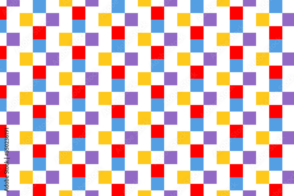 Abstract creative background with repeated shapes